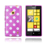 Nokia Polka Dots (lila) Lumia 520 / 525 Skal