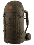 Fjallraven Unisex Singi Backpack 48L - Chest & Hip Strap - Pockets - Dark Olive