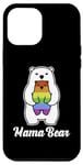 iPhone 12 Pro Max Mama Bear Rainbow Pride Gay Flag LGBT Mom Ally Women Gift Case
