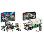 LEGO City Police Mobile Crime Lab Truck Toy for 7 Plus Year Old Boys, Girls & Kids & Technic Mack LR Electric Garbage Truck Toy for Boys & Girls aged 8 Plus Years Old, Recycling Bin Lorry