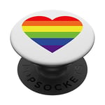Rainbow PopSocket Heart Pride Pop Socket for Phone Rainbow PopSockets Swappable PopGrip