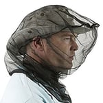 Trekmates Black Mesh Mosquito Midge Head Face Net Protector With Stuff Sac New