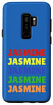 Coque pour Galaxy S9+ pile de noms colorés | pride in your name