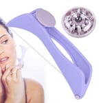 Makeup Facial Hair Remover Clip Threading Epilator Defeatherer Spring Tool jem
