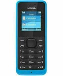 New Nokia 105 SIM Free Unlocked Mobile Phone Cheap Basic multi -1 YEAR WARRANTY