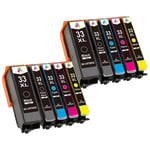 10x Ink Cartridges For Epson Xp540 Xp640 Xp645 Xp900 Xp530 Xp630 Xp635 Xp830