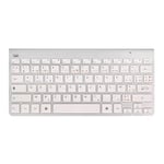 Tnb - TNB K-Blue - Clavier AZERTY Bluetooth 3.0 - Silver/Blanc