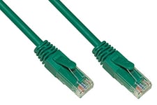 LINK Câble réseau Catégorie, 6 A, Non blindé UTP AWG24, Couleur Vert halogène, 30 m