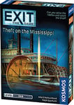 Thames & Kosmos EXIT: Theft on the Mississippi, Escape Room Card Game, Family Games for Game Night, Board Games for Adults and Kids, For 1 to 4 Players, Age 12+