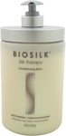 Biosilk Silk Therapy Conditioning Balm for Unisex 25 Oz Conditioner, White, 739M