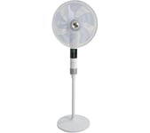 Solis Breeze 360° 7582 Pedestal Fan - White, White
