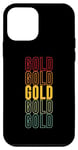 Coque pour iPhone 12 mini Gold Pride, Or