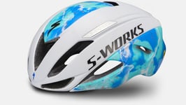 Specialized Specialized S-Works Evade II MIPS ANGi | Matte Dove Grey / Gloss Cobalt Blue