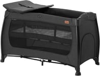 NEW Hauck Play n Relax Baby Centre 2nd Layer Travel Cot Crib Bassinet-Black