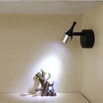 3W LED Picture Light Desk Portable Lamp Fixture Button Battery-Powered Spotlight