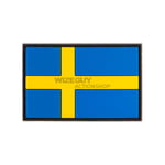 3D Rubber Patch: Sverige flagga
