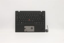 Lenovo Nano X1 1 Keyboard Palmrest Top Cover German Black Backlit 5M11B38322