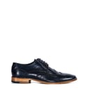 Goodwin Smith MENS FELIX NAVY DERBY BROGUE Leather - Size UK 9