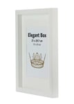 Fotoram Elegant Box Vit - 18x24 cm