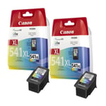 2x Original Canon CL541XL Colour Ink Cartridges For PIXMA TS5151 Printer - Boxed