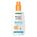 Garnier Ambre Solaire Sensitive Advanced Spray Very High SPF 50+, 200ml