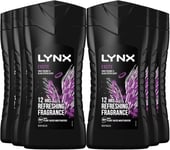 Lynx Shower Gel Excite Crisp Coconut & Black Pepper Men 250ml x 6