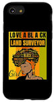 iPhone SE (2020) / 7 / 8 Black Independence Day - Love a Black Land Surveyor Girl Case