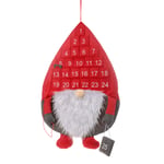 Haokaini Christmas Advent Hanging Calendar Xmas Felt Snowman Countdown Calendar with 24 Pockets Reusable Home Wall Hanging Christmas Decoration Kids Gifts