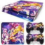 Kit De Autocollants Skin Decal Pour Ps4 Slim Game Console Full Body Soccer Surf National Trend Style, T1tn-Ps4slim-7086