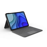 Logitech Folio Touch iPad Pro 11-inch(1st, 2nd, 3rd, 4th gen - 2018, 2020, 2021, 2022)Keyboard Case - Backlit Keyboard, Trackpad, Smart Connector -**Colour**; **Country** Layout