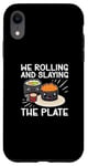 Coque pour iPhone XR Cute Foodies Sharing Foods Saumon Sushi Kawaii Japanese Food