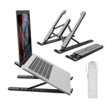 Laptop Stand Foldable Portable Cooling Desk Holder, Lightweight Adjustable Ventilated Computer Stand, for Laptops, Mobile Phones, Tablets and Kindle, Switch-260X60mm