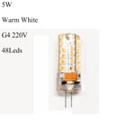 3w/5w/7w G4 Lamp G9 Led Light Corn Warm White 220v 5w