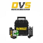 DeWalt DW089CG 3 Way Self-Levelling Multi Line Green Laser Level IP54