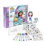 CRAYOLA - Color Wonder, Activity Set 40+ pièces, avec des Pages à colorier, des Feutres Sans Tache, des Autocollants, des Personnages pop-up, Gabby et la Maison magique, 3 ans et plus, 75-7170