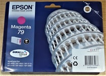 GENUINE EPSON 79 Magenta cartridge ORIGINAL T7913 TOWER OF PISA ink boxed 2019