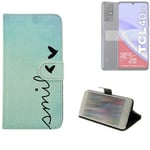 For TCL 40 SE protective case cover bag wallet flipstyle Case Cover Stand Card H