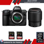 Nikon Z8 + Z 50mm f/1.8 S + 2 SanDisk 32GB Extreme PRO UHS-II SDXC 300 MB/s + Ebook XproStart 20 Secrets Pour Des Photos de Pros