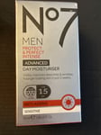 No7 Men - Protect & Perfect Intense Advanced Day Moisturiser - SPF15 - 50ml New
