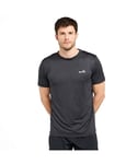 Peter Storm Mens Active Short Sleeve T-Shirt,Travel Essentials Camping Clothing - Black - Size 2XL