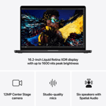 MacBook Pro 16-tum, M4 Max 16-core, grafik 40-core, 64GB, 8TB SSD, Nanotextur, Rymdsvart