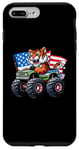iPhone 7 Plus/8 Plus Patriotic Tiger 4th July Monster Truck American Case
