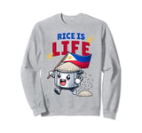 Pinoy Pinay lover of rice is life funny Filipino rice cooker Sweatshirt
