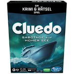 Hasbro Gaming Cluedo Board Game Sabotage on the High Seas, Cluedo Crime and Puzzle Game, Cooperative Family Game, Escape Room Game