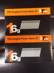 1000 x Mixed Angled 16G Nails DEWALT DC618KB & DCN660(500 each size) 38mm/45mm