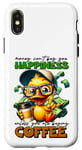 iPhone X/XS Coffee Funny Lover -You can't buy happiness coffee Case