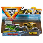 Monster Jam 2-pack Color Change Grave Digger & Max-d