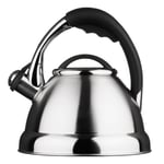 Premier Housewares 0505121 Tenzo Bouilloire à Sifflet en Acier Inoxydable2,5 L