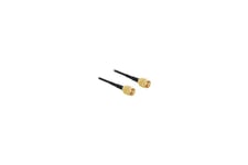 Delock Adapter RP-SMA Plug > RP-SMA Plug - antennkabel - 32 cm - svart