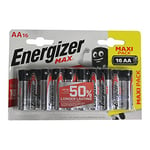 Blister 16 AA stylus batteries - Energizer Max